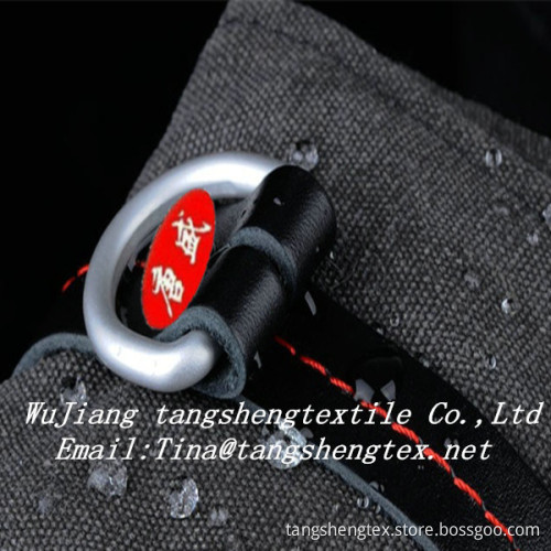 100%Recycled PET canvas fabrc for bags with coated and waterproof